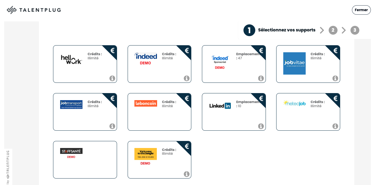 Multidiffusion des annonces d'emploi